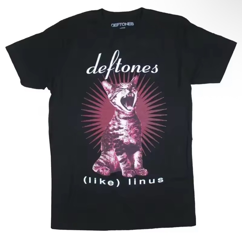 Deftones Black Graphic T-Shirt